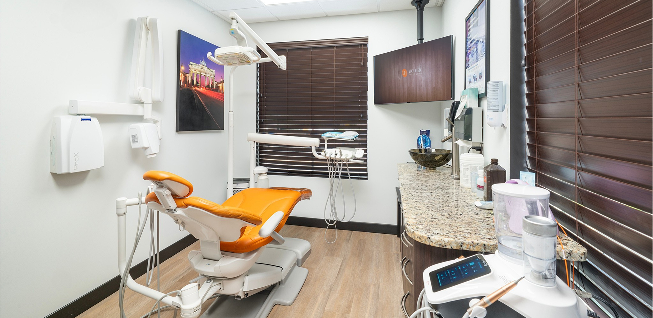 Dental exam room