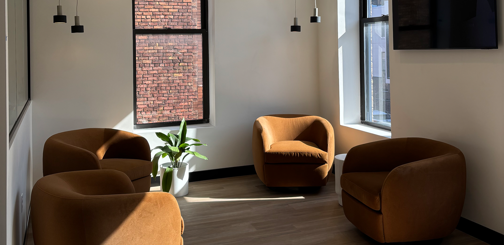 Reception area at Holger Dental Group in Minneapolis