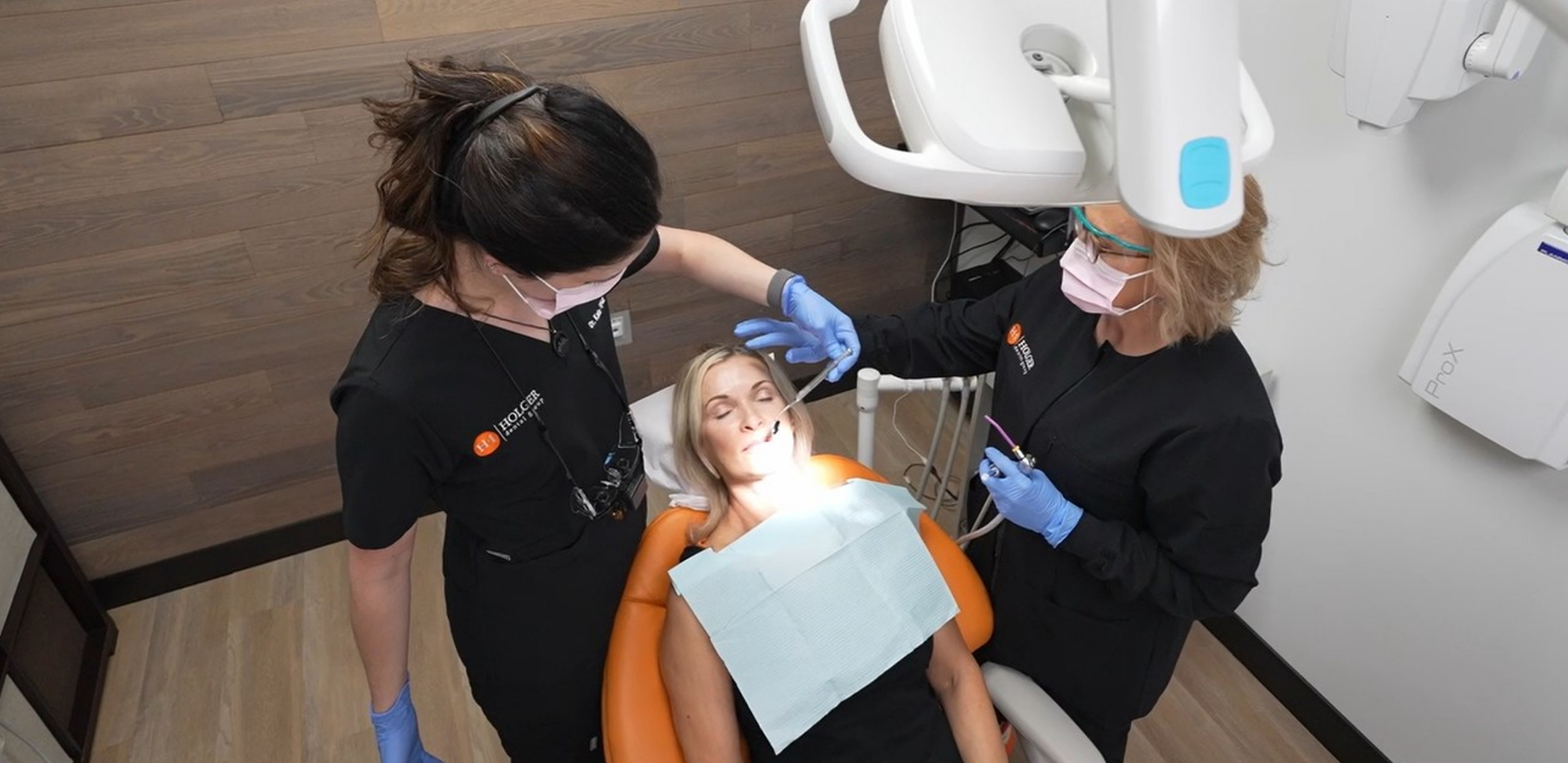 Dental patient receiving root canal treatment in Minneapolis